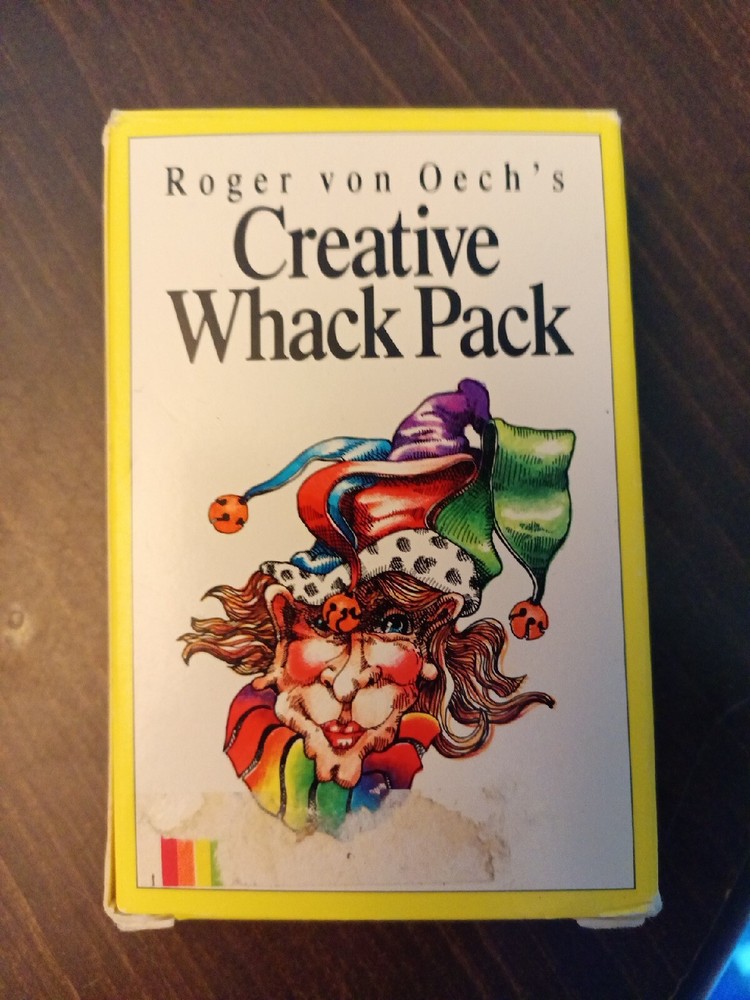 Roger Von Oech's Creative Whack Pack creativity deck cards 64 complete 1992