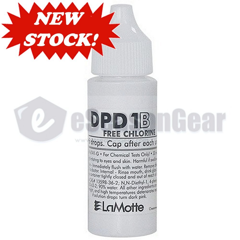 LaMotte DPD 1B Free Chlorine reagent 30 ml, Exp 8/2024, P-6741-G, for Color Q