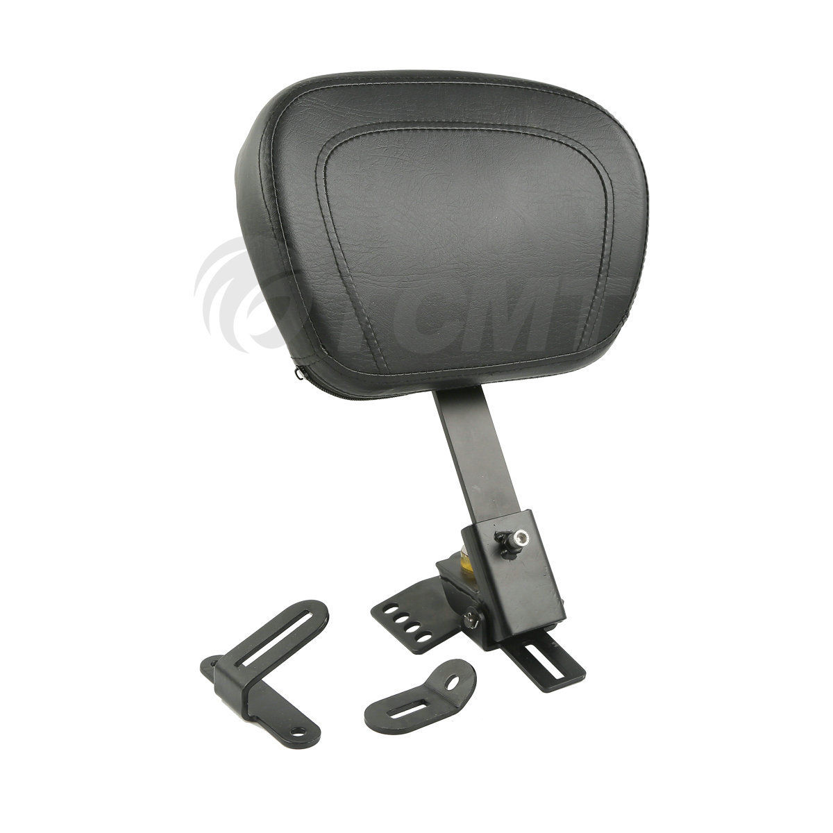 Black Plug-In Driver Rider Backrest Fit For Harley Street Electra Glide 97-2023