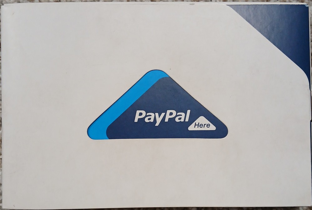 PayPal Here Triangular Aux Port Headphone Jack Credit Card Reader Original Box