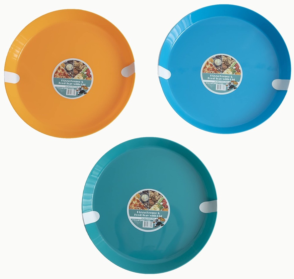 14 inch Round Pizza Keeper (Blue)