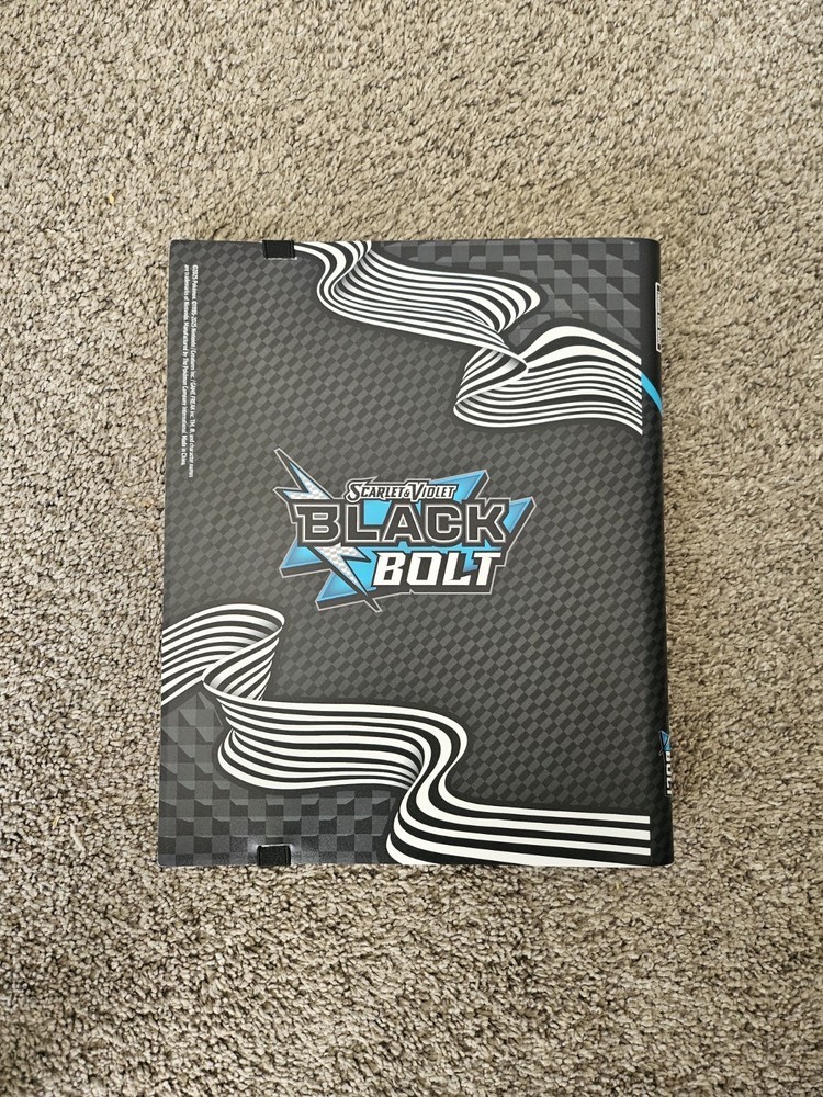 Pokémon Black Bolt Binder (Binder Only)