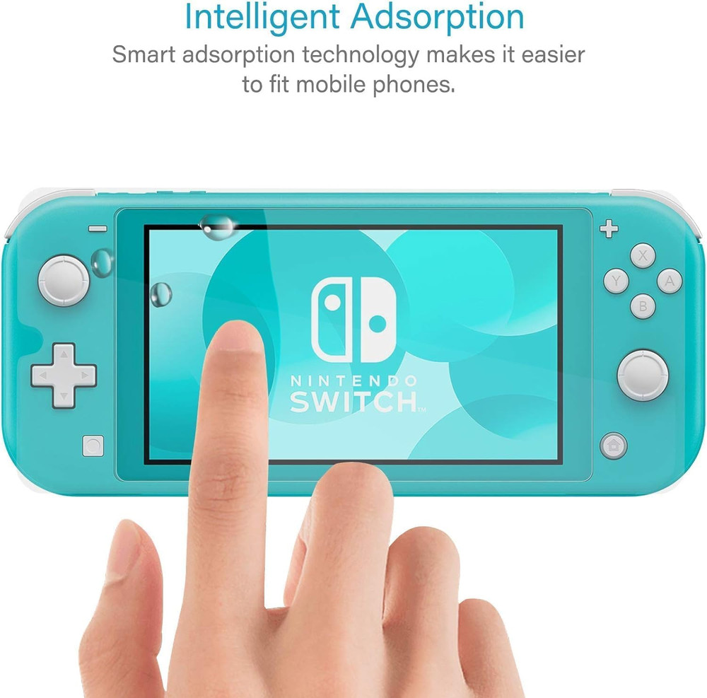 NEW'C 3 Pack Designed for Nintendo Switch Lite Screen Protector Tempered Glass,
