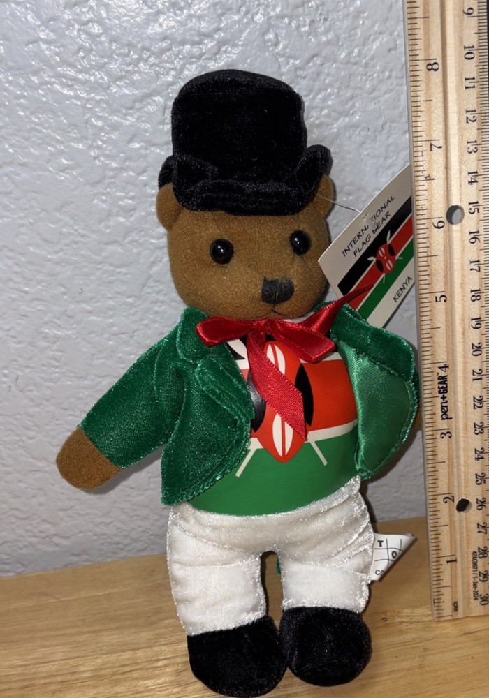 NEW - Kenya International Flag Bear - NWT