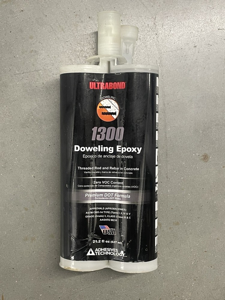 ULTRABOND 1300 Doweling Epoxy, a high-strength, two-component anchoring adhesive
