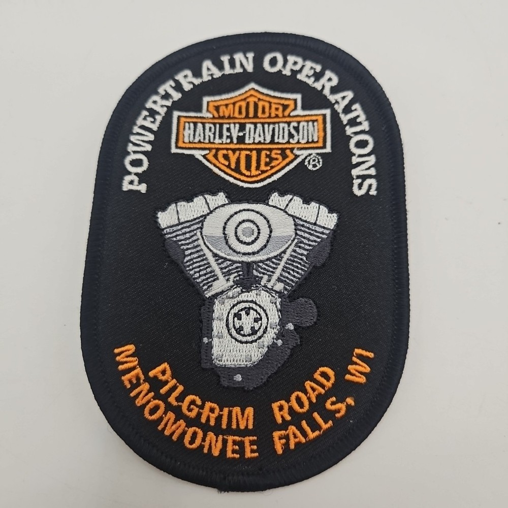 Harley Davidson Patch Powertrain Operations Pilgrim Rd Jacket Hat Vest Emblem