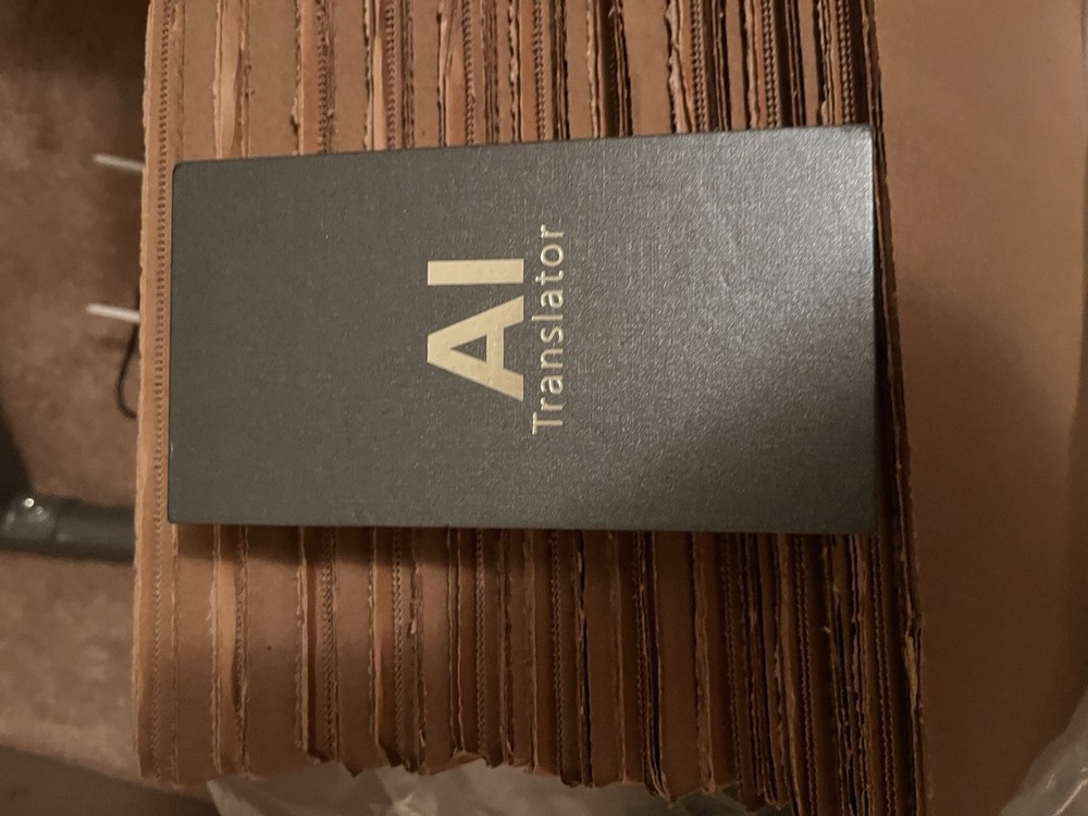Portable AI Language Translator Device