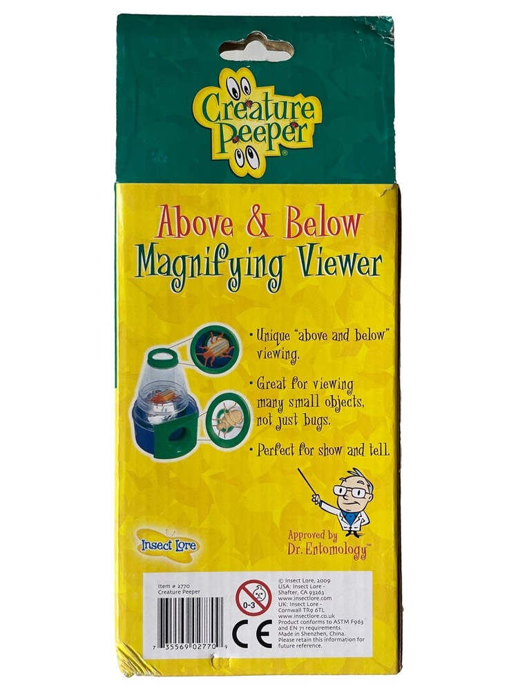 Insect Lore Creature Peeper Above-Below 3d Bug Viewer with 3X Magnification
