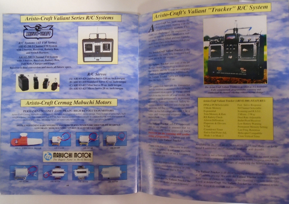 ARISTO-CRAFT TRAINS 1996 CATALOG