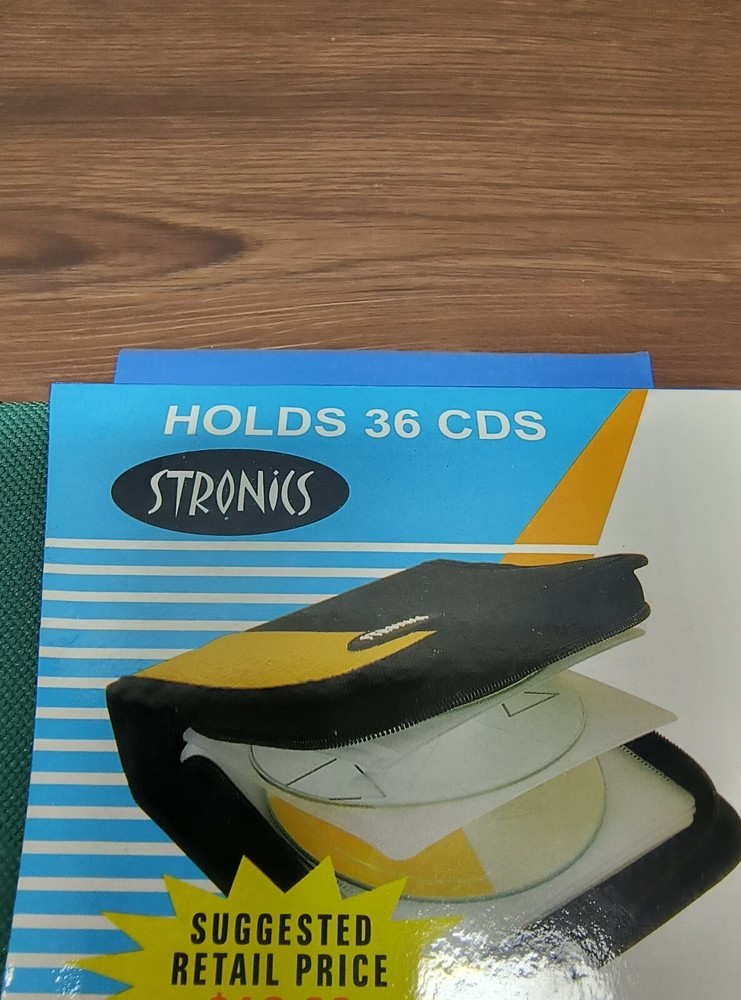 CD STRONICS - CD/DVD (36) Capacity Classic (Black/Green)
