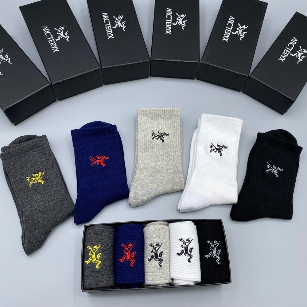 Arc’teryx Socks Cotton 5pcs gift box