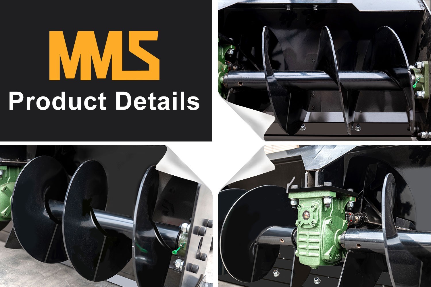 Bobcat-compatible snow blower Efficient flexible snow removal attachment