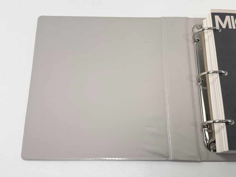 Microsoft Macro Assembler MS-DOS Version 4 Manual, Software, Acrylic Case 1984