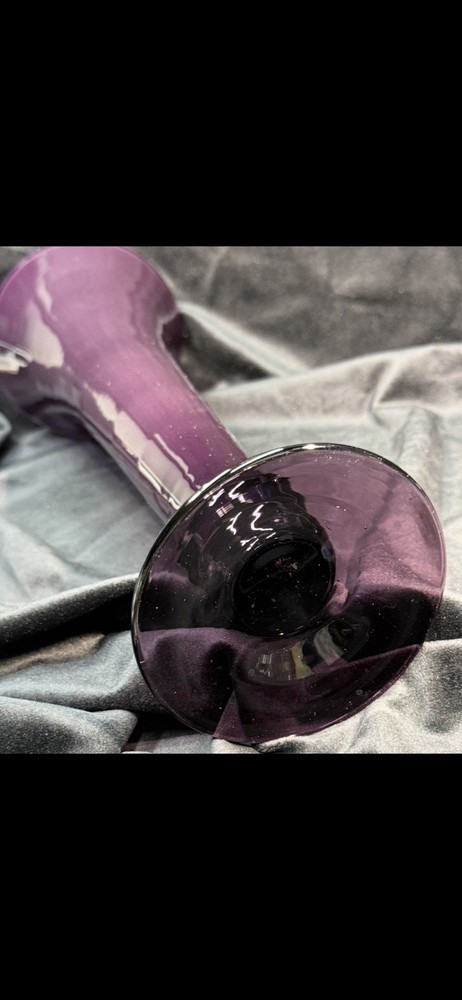 Tall Amethyst Vase 1990s