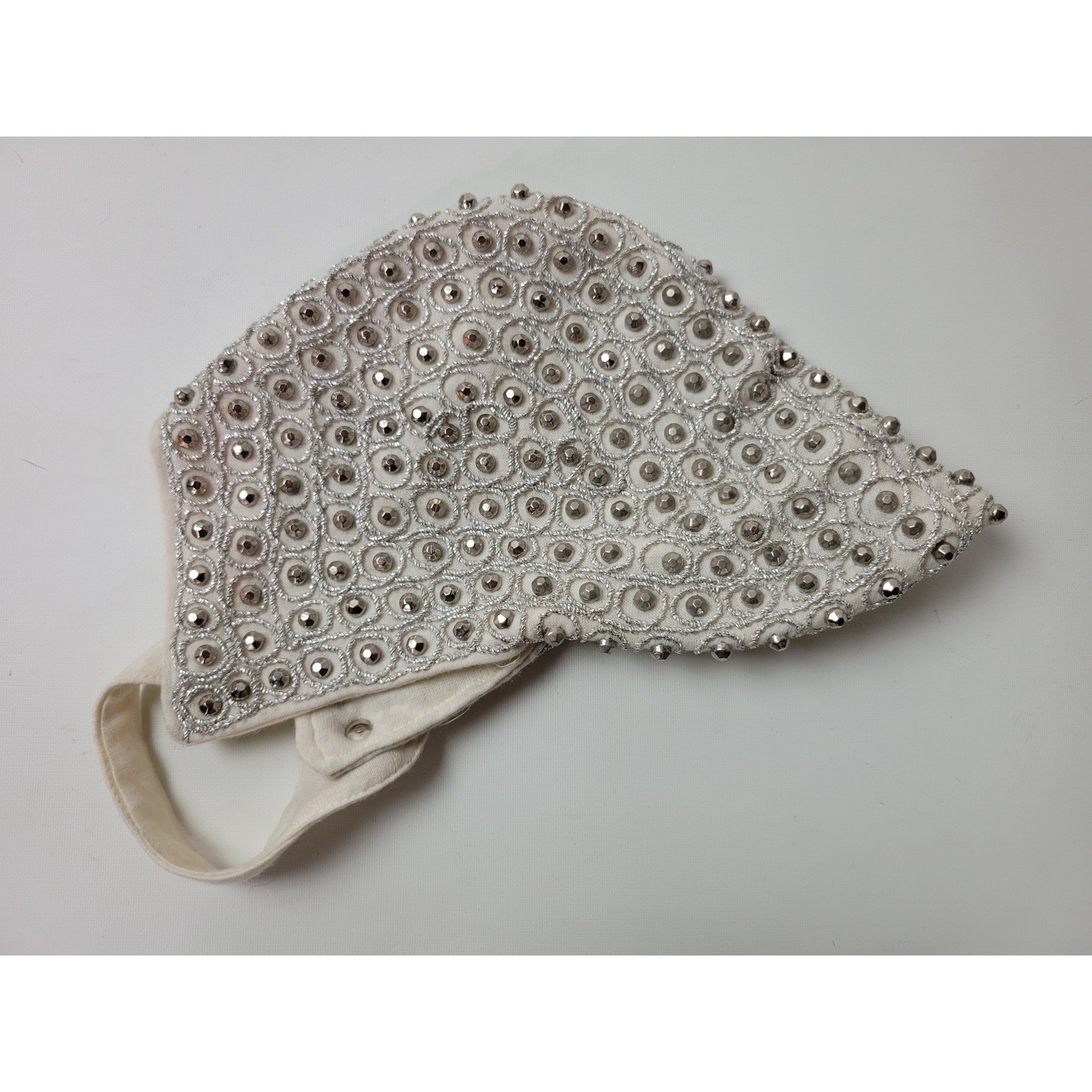 Vintage Mr Milton Studded Cocktail Helmet Hat Marshall Field Debutante Room