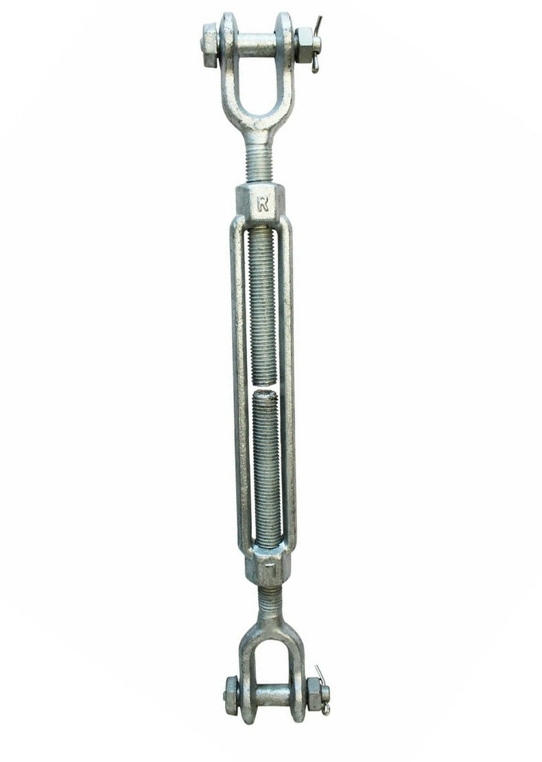 Marine Turnbuckle Jaw-Jaw 1/2"x 9" Pulley Galvanized Drop Forge Swivel Hoist Eye