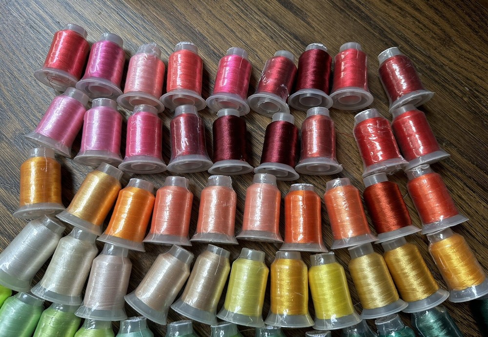 Brother 102 Spools machine embroidery thread