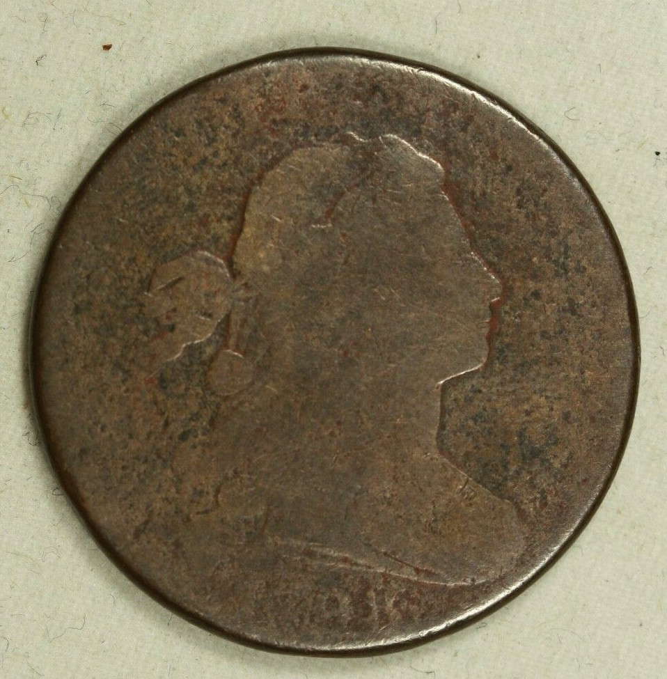 1798 Draped Bust Large Cent. Poor