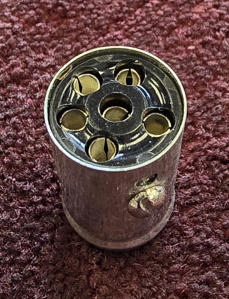 Amphenol 91MPF6L 6-Pin Mini Female Cable Socket Connector with Long Shell Barrel