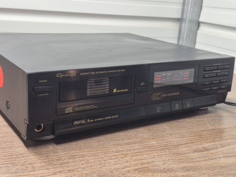 Garrard Gcd 88-6 Six Disc Cd Changer Player