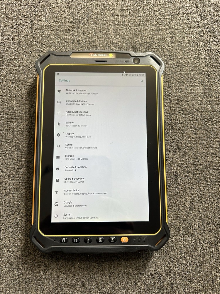 i.SAFE MOBILE IS910.2 INTRINSICALLY SAFE ZONE RUGGED TABLET