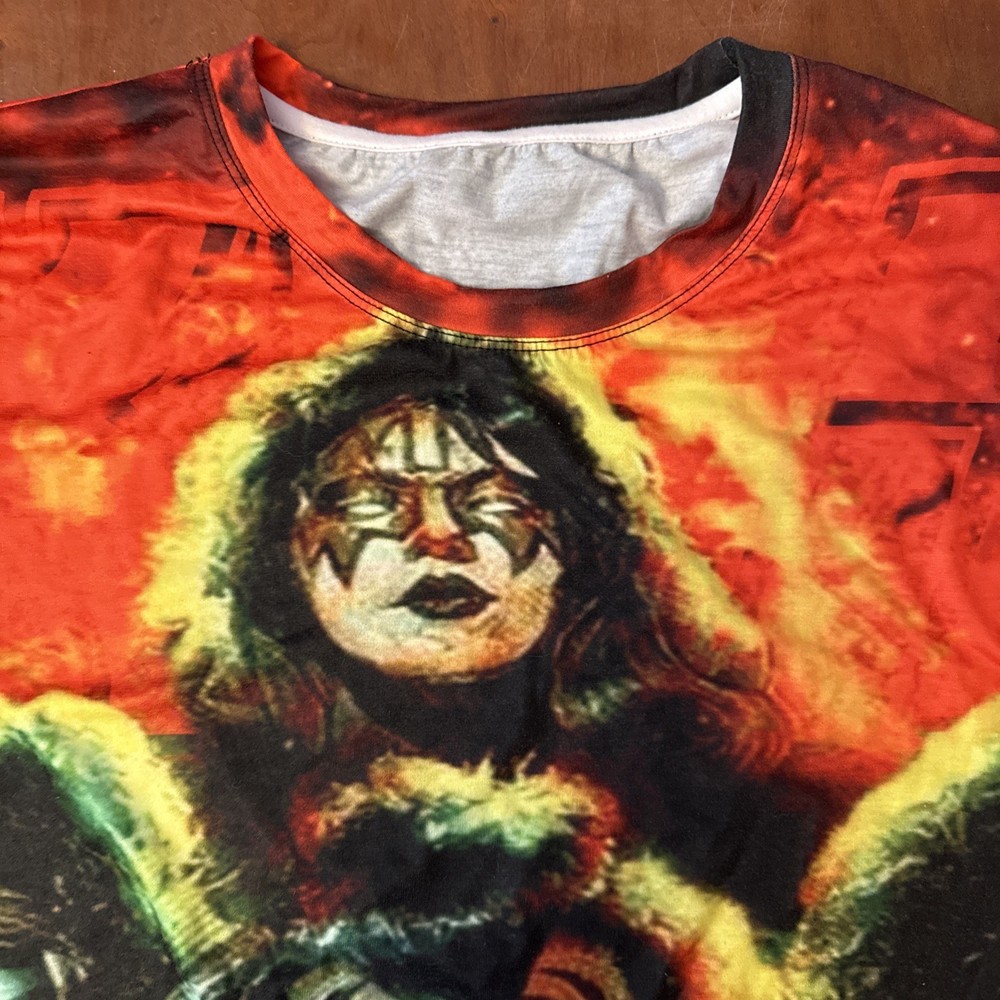 Long Sleeve KISS Band Shirt Size XL