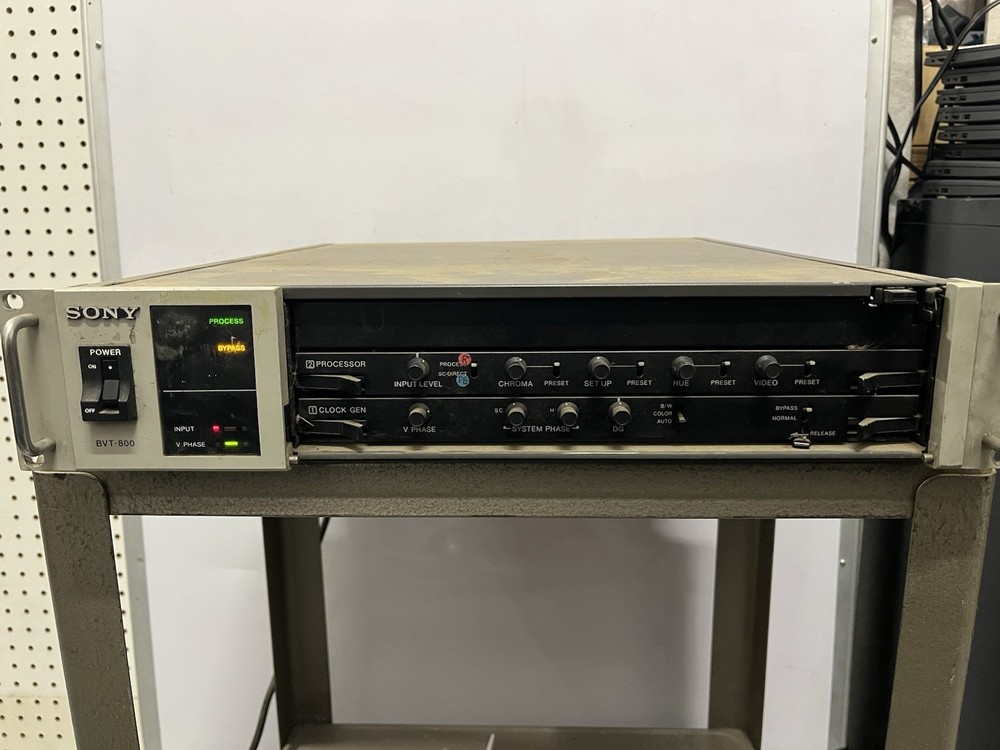 Sony BVT-800 Digital Time Base Corrector TBC Broadcast - Powers On