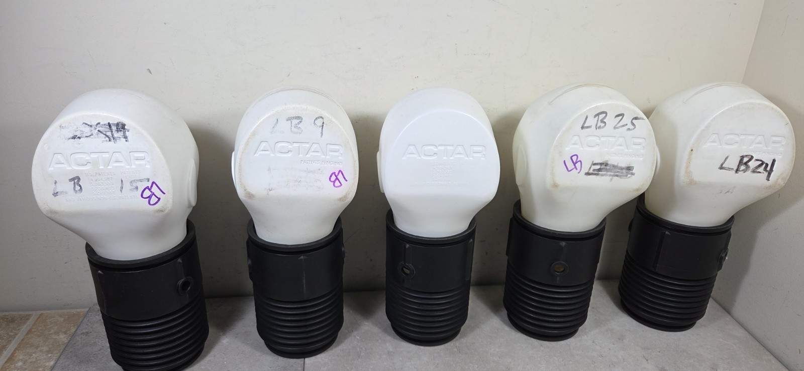 ACTAR 911 Patrol 5x Manikin Dummy CPR Training Heads with Bag