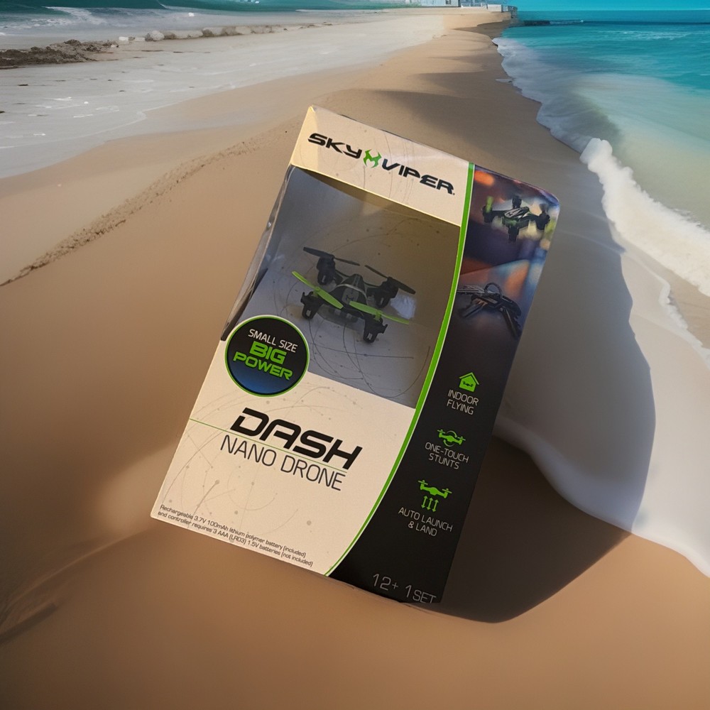 Sky Viper Dash Nano Drone Indoor Flying, Auto Hover, Launch
