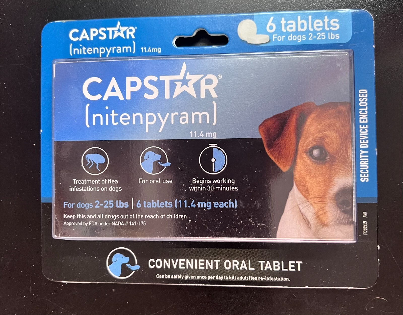 Fast-Acting Oral Treatment for Small Dogs 2-25 lbs 6 Tabs