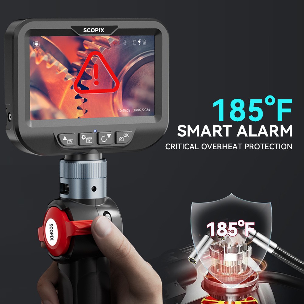 SALE! Ralcam Two-Way 210° Inspection Borescope Endoscope Camera 3.3ft Semi Rigid