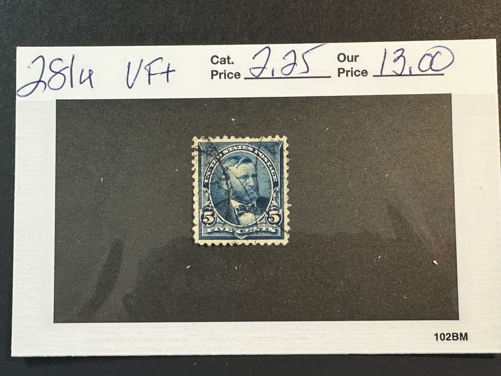 Scott # 281 VF+     2024 Scott Catalogue Value $ 2.25