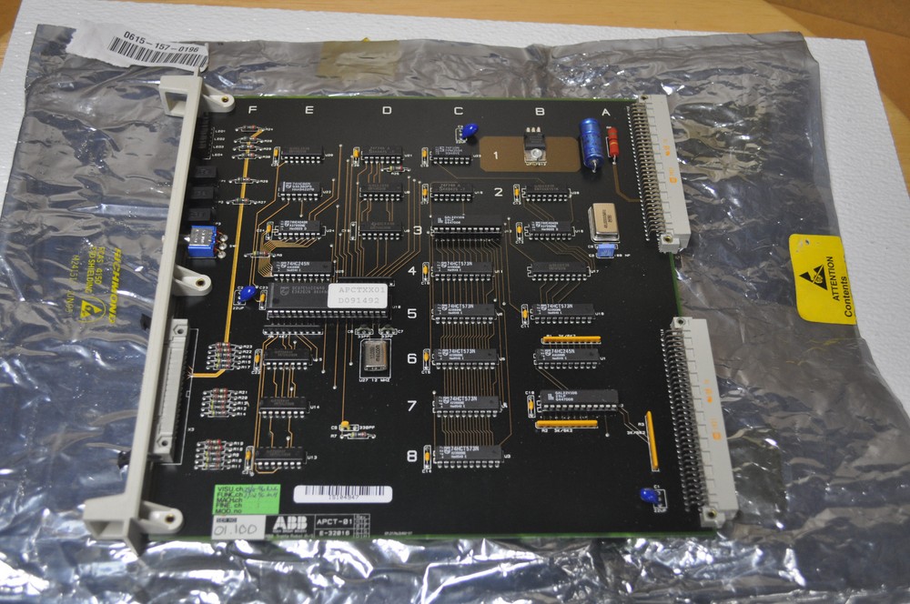 ABB APCT-01 FIBER-OPTIC COMMUNICATION BOARD