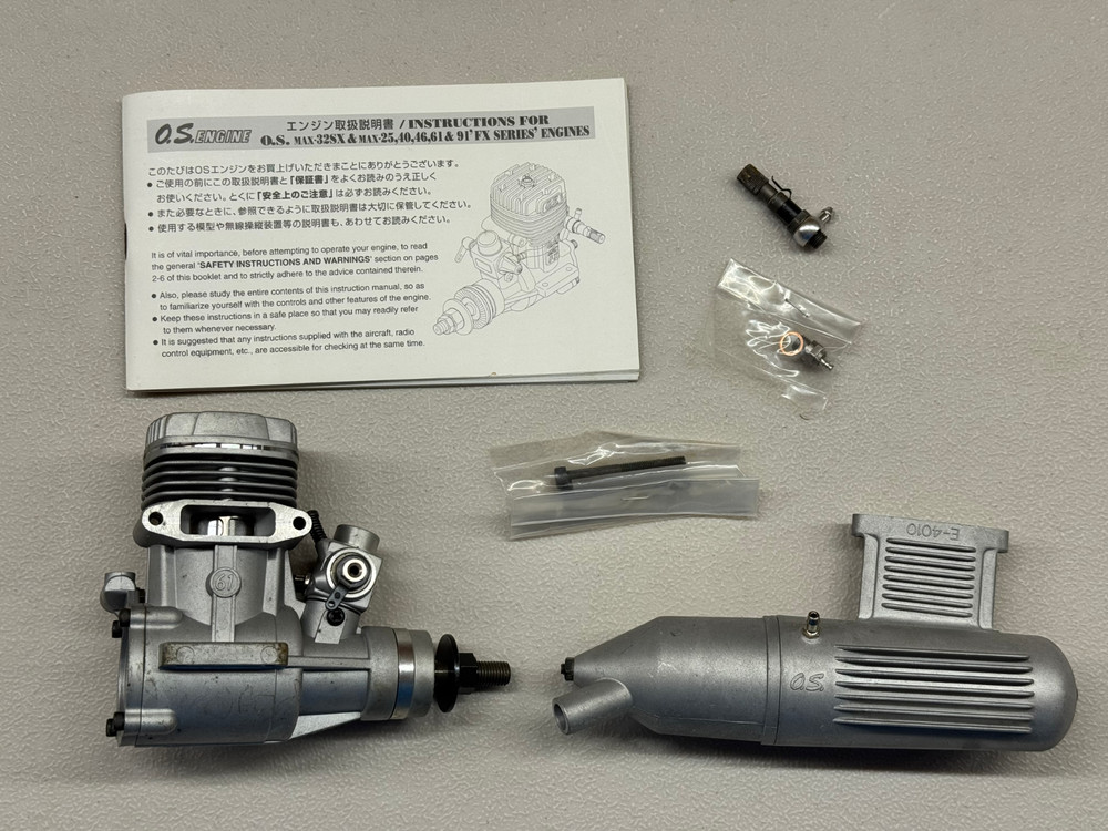 O.S. Max 61 FX 17750 RC Airplane Engine