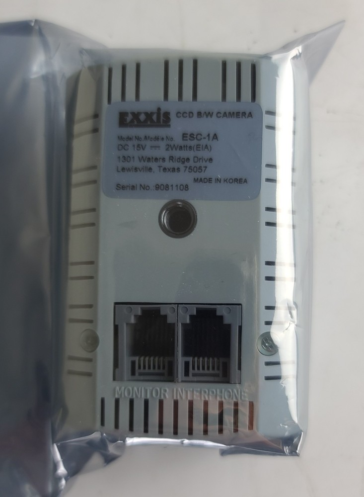Exxis ccd B/W Camera Model ESC-1A ~ Open Box