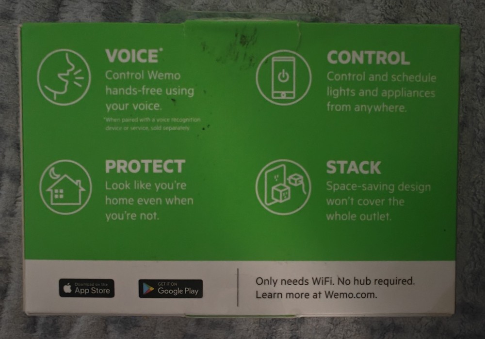 Wemo WiFi Smart Plug: Model WSP080 - White
