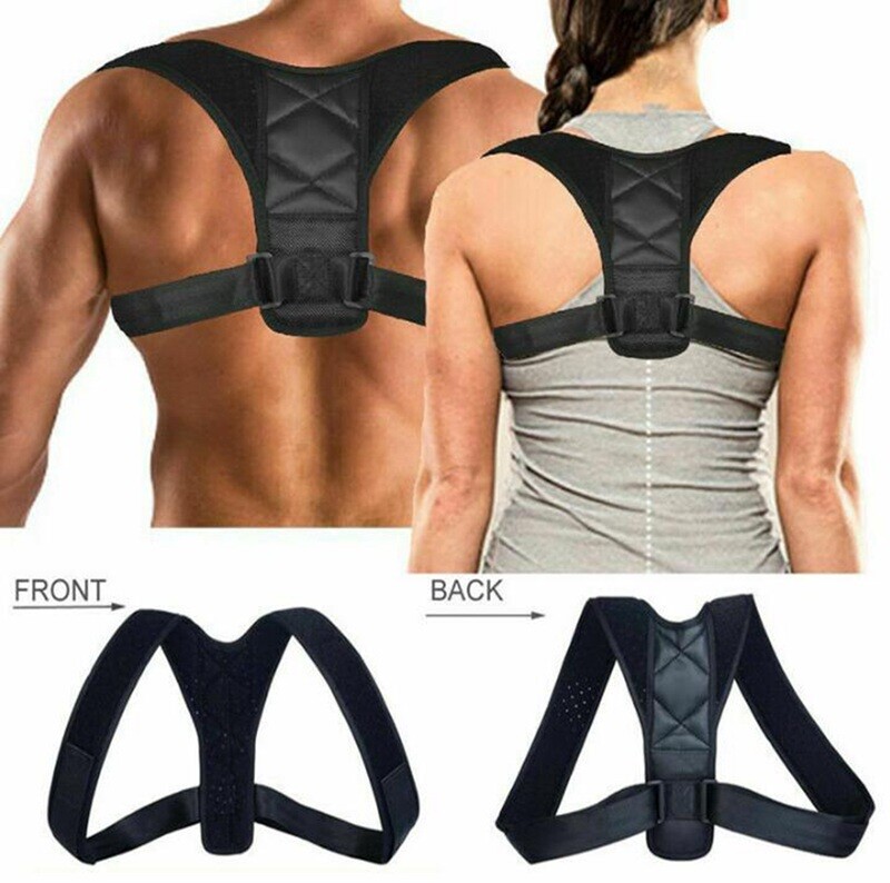 Back Support Brace Posture Corrector Spine Training Harness - Chest size 25-50in