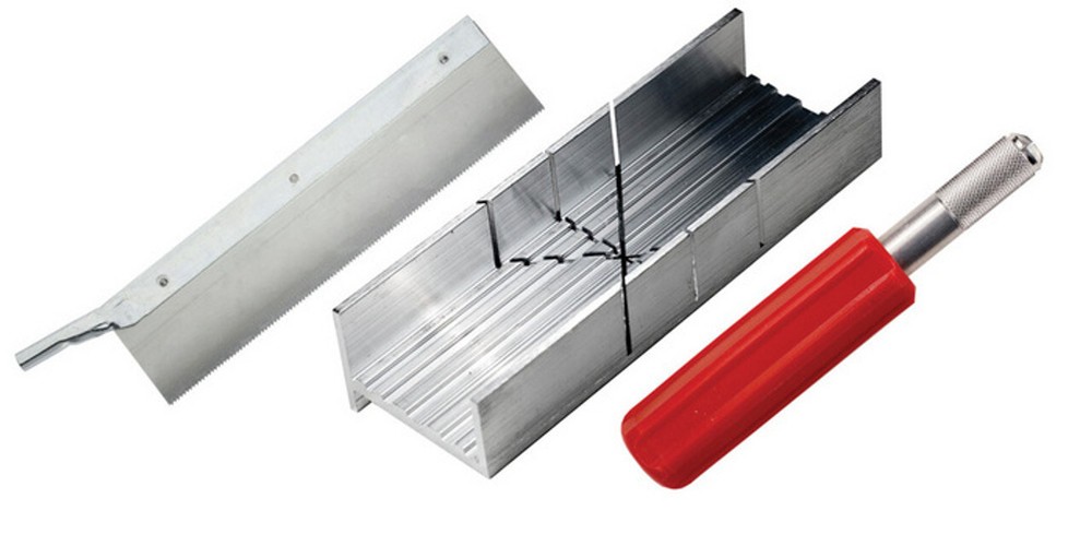 Excel Miter Box Set w/#5 Handle & Blade EXL 55666