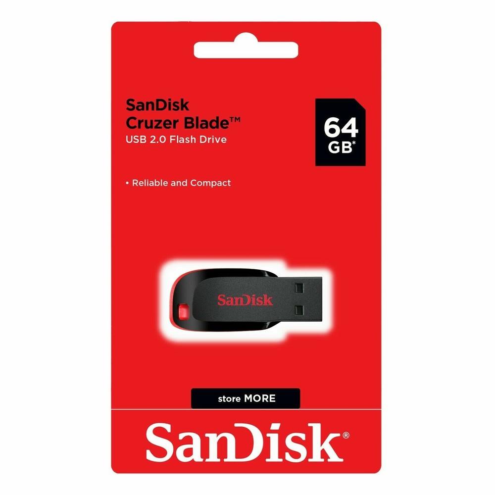 Sandisk Cruzer Blade USB Flash Drive Memory Stick for Laptops & Computers Lot