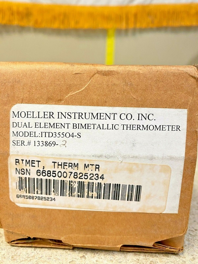 Dual Element Bimetallic Thermometer - Model # ITD35504-S