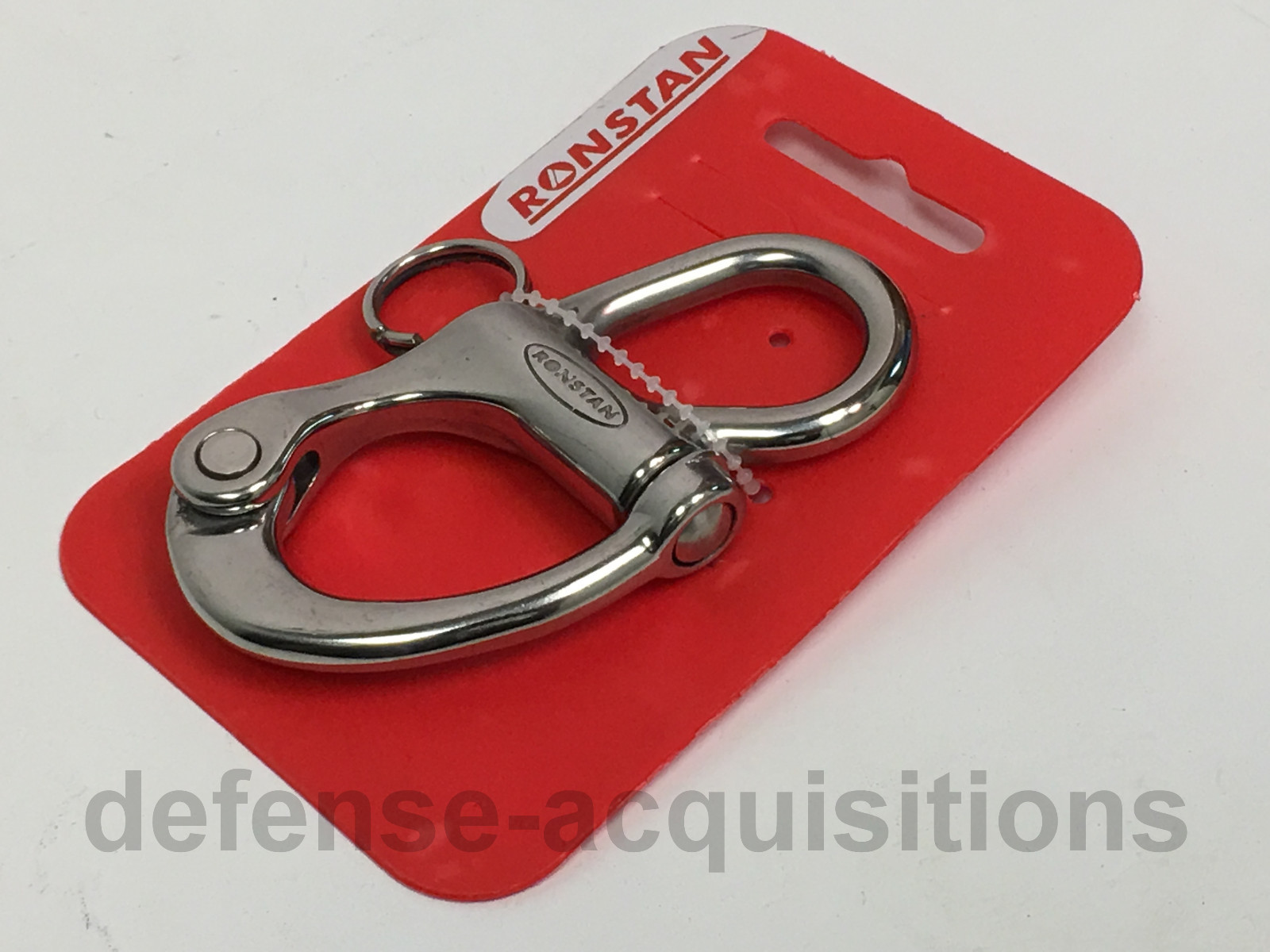 Ronstan Snap Shackle - Fixed Bail - 85mm(3-11/32") Length RF6200 Stainless Steel