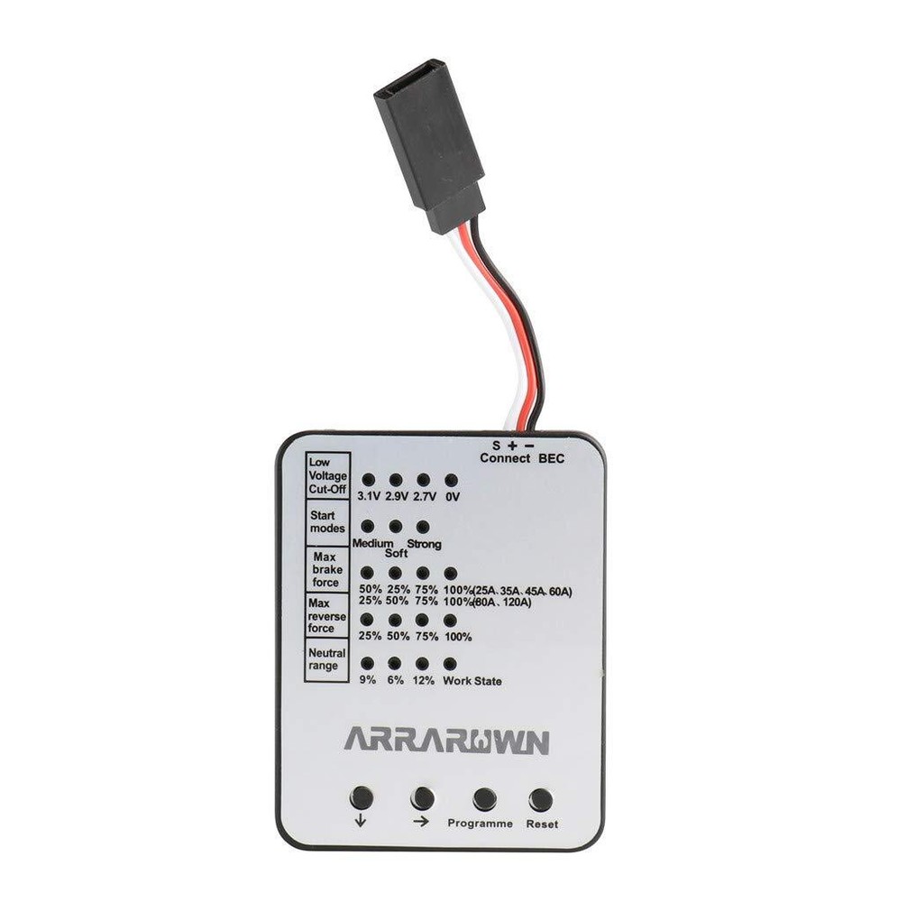 Surpass Hobby Programming Card for RC ESC 25A-150A Brushless Speed Controller