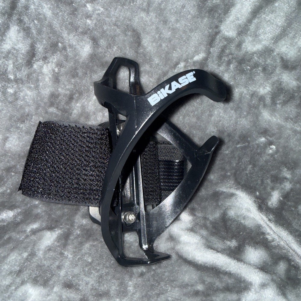 Bikase Side Loader Water Bottle Cage With Anywhere Strap Compact Frames E-bike