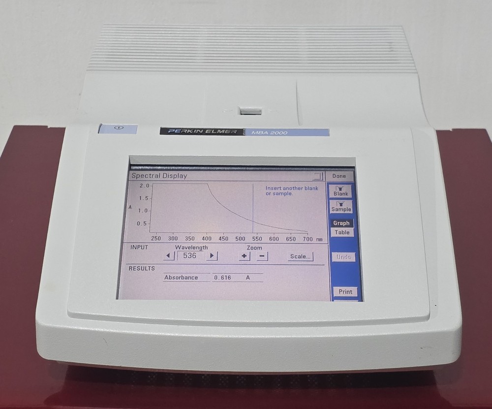 Perkin Elmer MBA 2000 UV/Vis Spectrophotometer