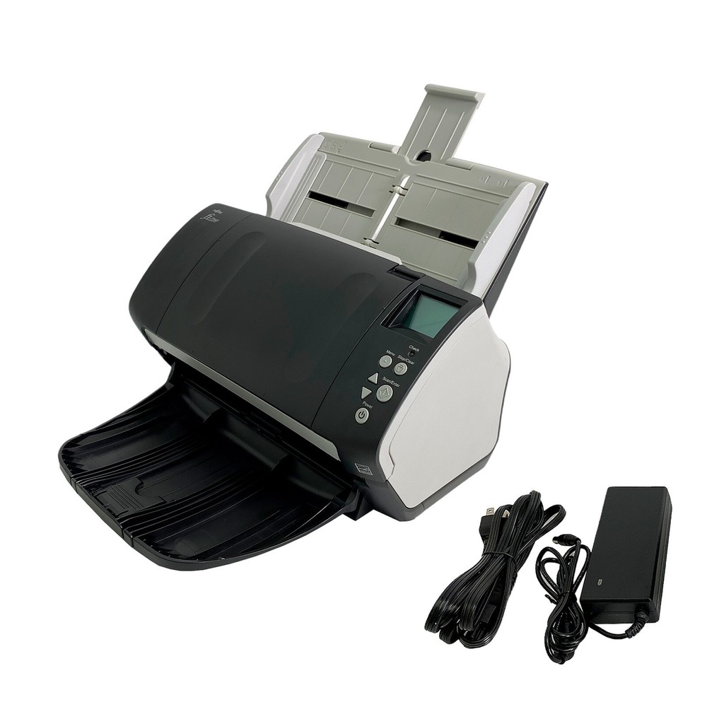 Fujitsu Fi-7160 Duplex Color SheetFed ADF Document Scanner w/COMPLETE SET