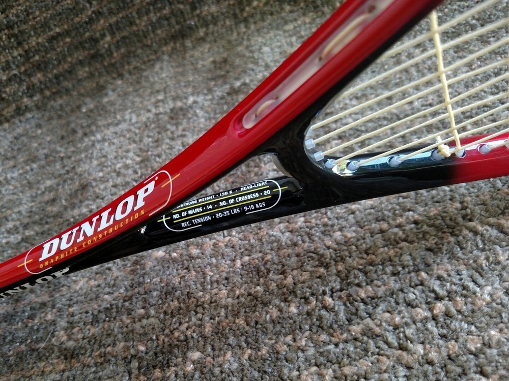 Dunlop Max assassin squash racket