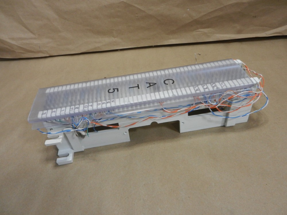 48 Port Network Punch down Patch Panel cat 5 5e 6