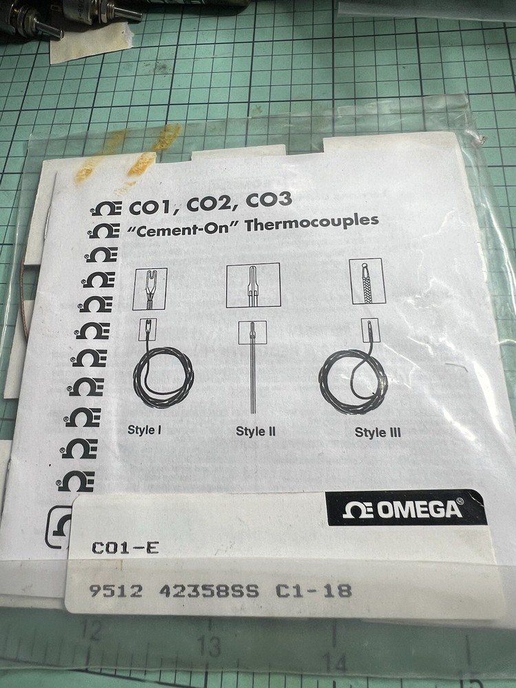 OMEGA ENGINEERING CO1-E Thermocouple