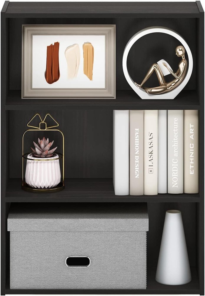 Small Cube Bookshelf Bookcase Shelf Tier Book Storage Vertical and Horizontally