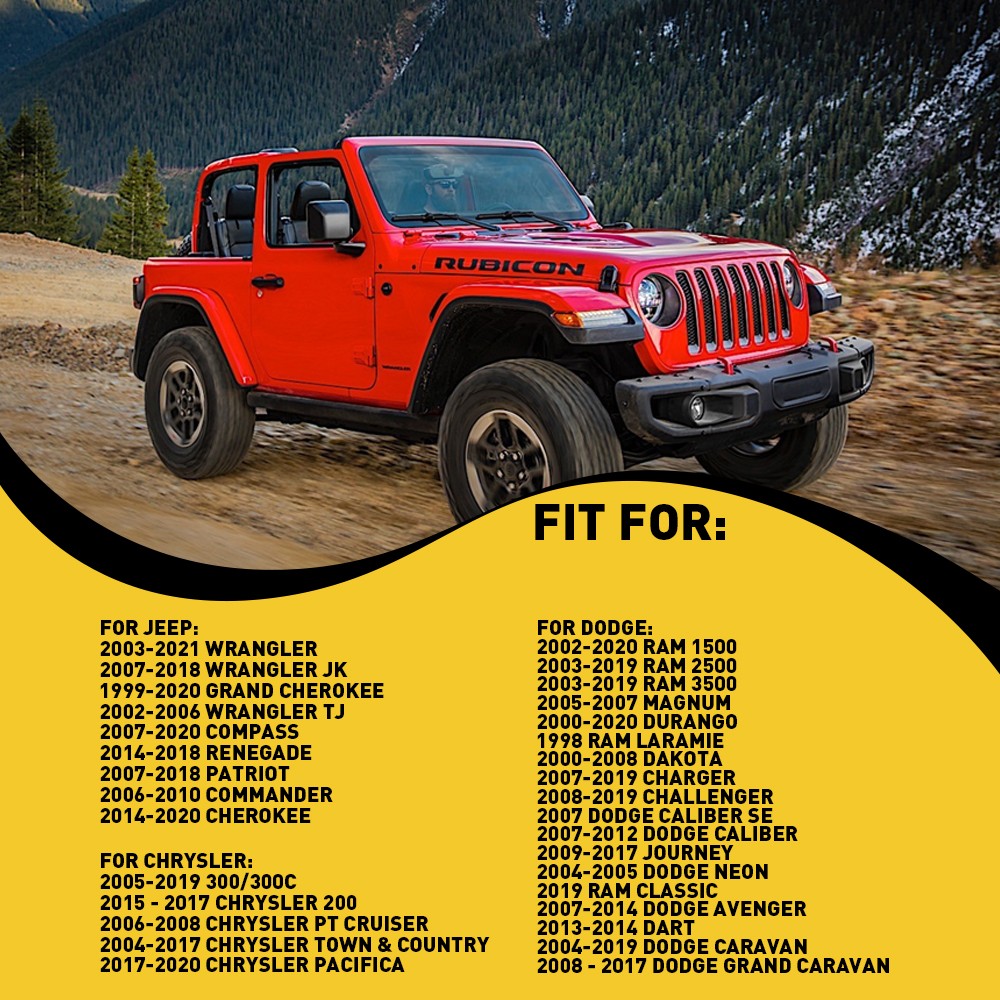 4X Speakers Door Wiring Harness Plug Connector Fit Fits Magnum Dodge 2005-2007